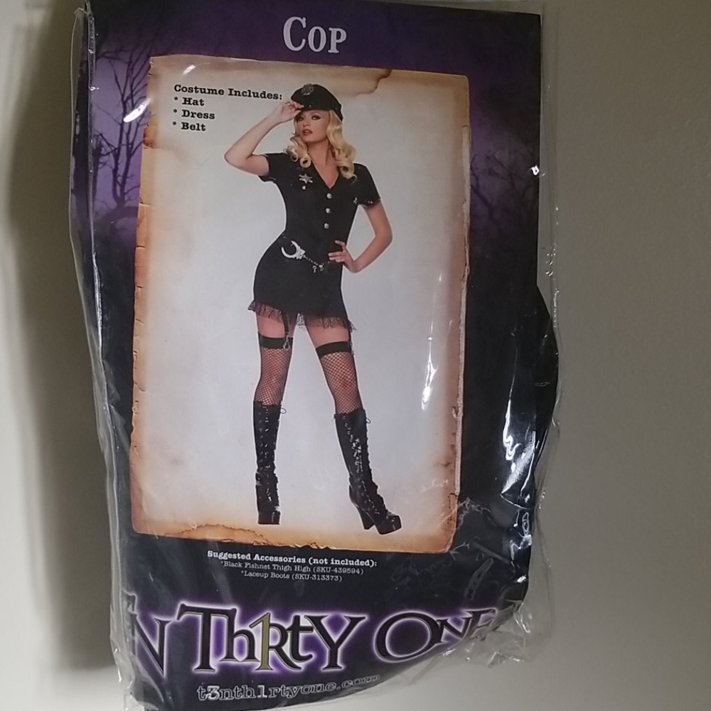 Vintage Hot Topic Cop Costume